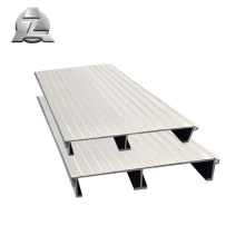 Plancher de remorque de pont en aluminium argenté personnalisé de série 6000